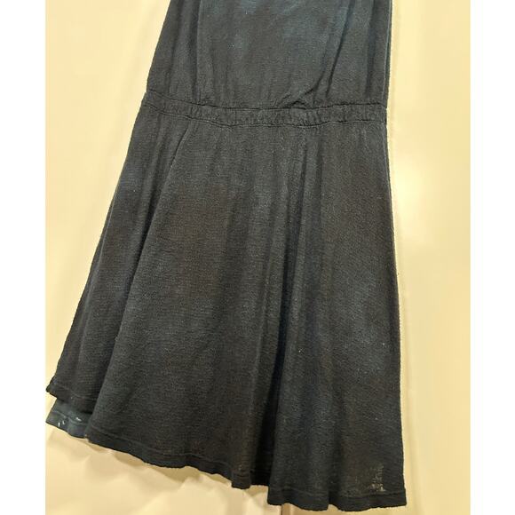 Gypsy 05 Navy Blue Boho Mini Dress Size S – Silk Blend, Festival Style Y2k - Picture 7 of 8